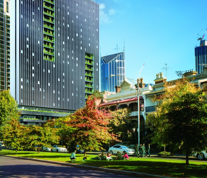 Scape Victoria Street outside building