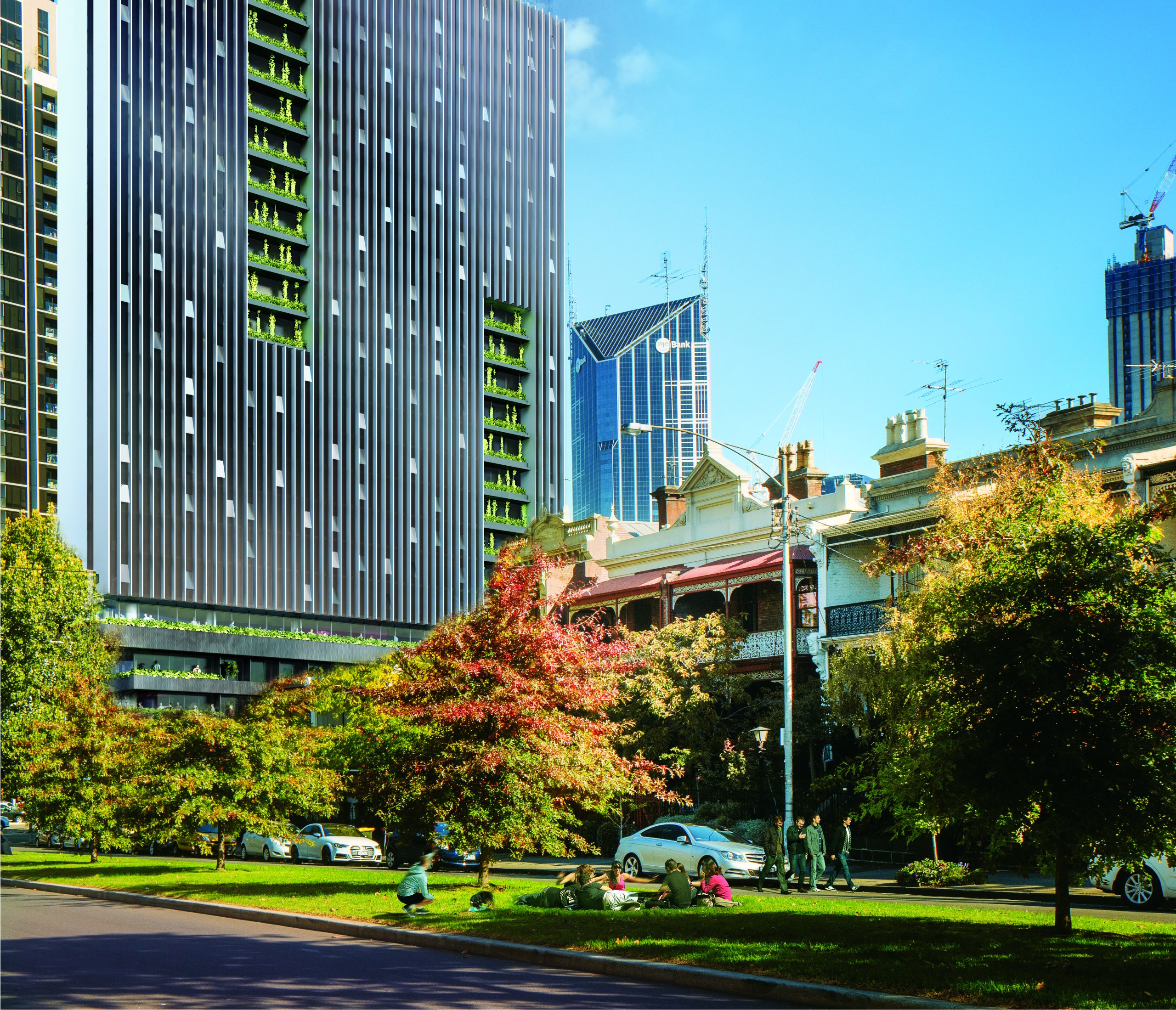Scape Victoria Street outside building
